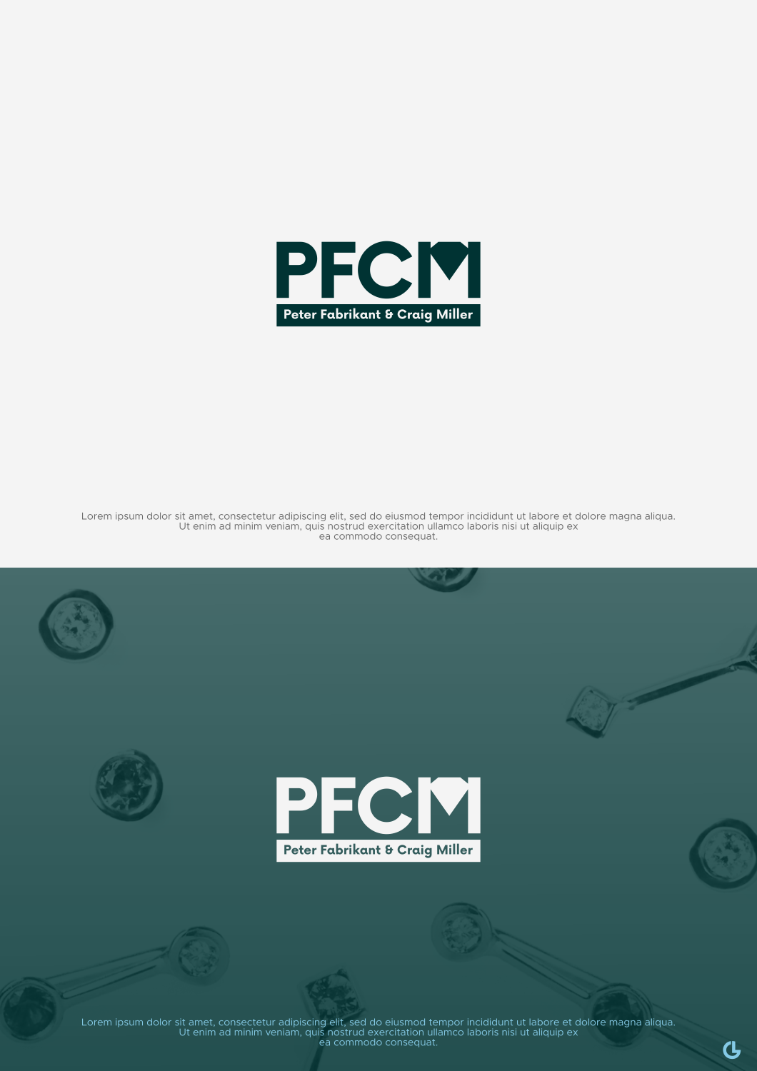 Logo Design by R!CKY for Peter Fabrikant & Craig Miller | Design #22316334