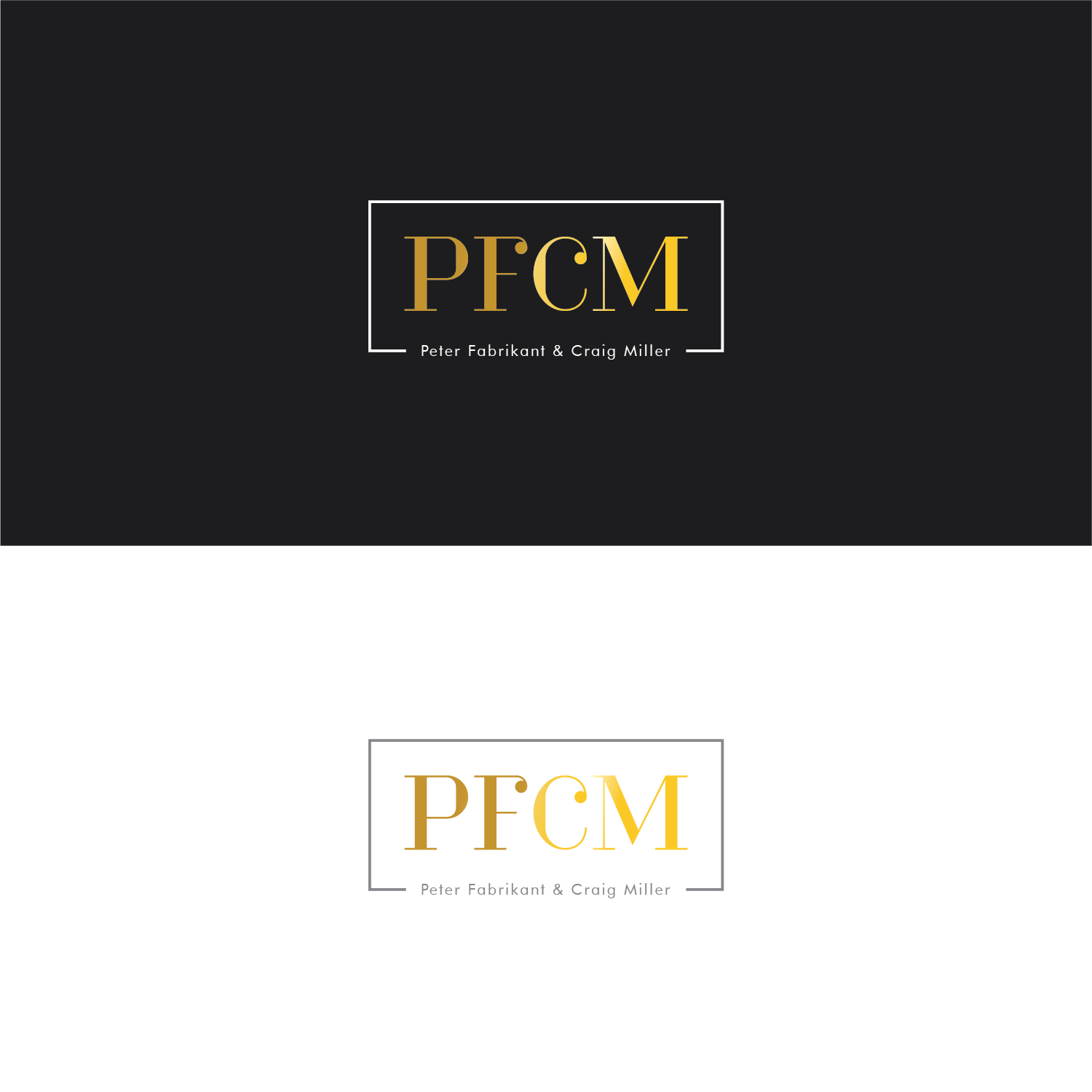 Diseño de Logo por Muhammad Imran 3 para Peter Fabrikant & Craig Miller | Diseño #22280199