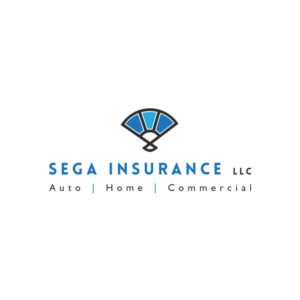 Line 1: Sega Insurance  LLC  Line 2: Auto Home Commercial.  The LLC very small so it won't take away from the name | Logo Design by CC Creative Design
