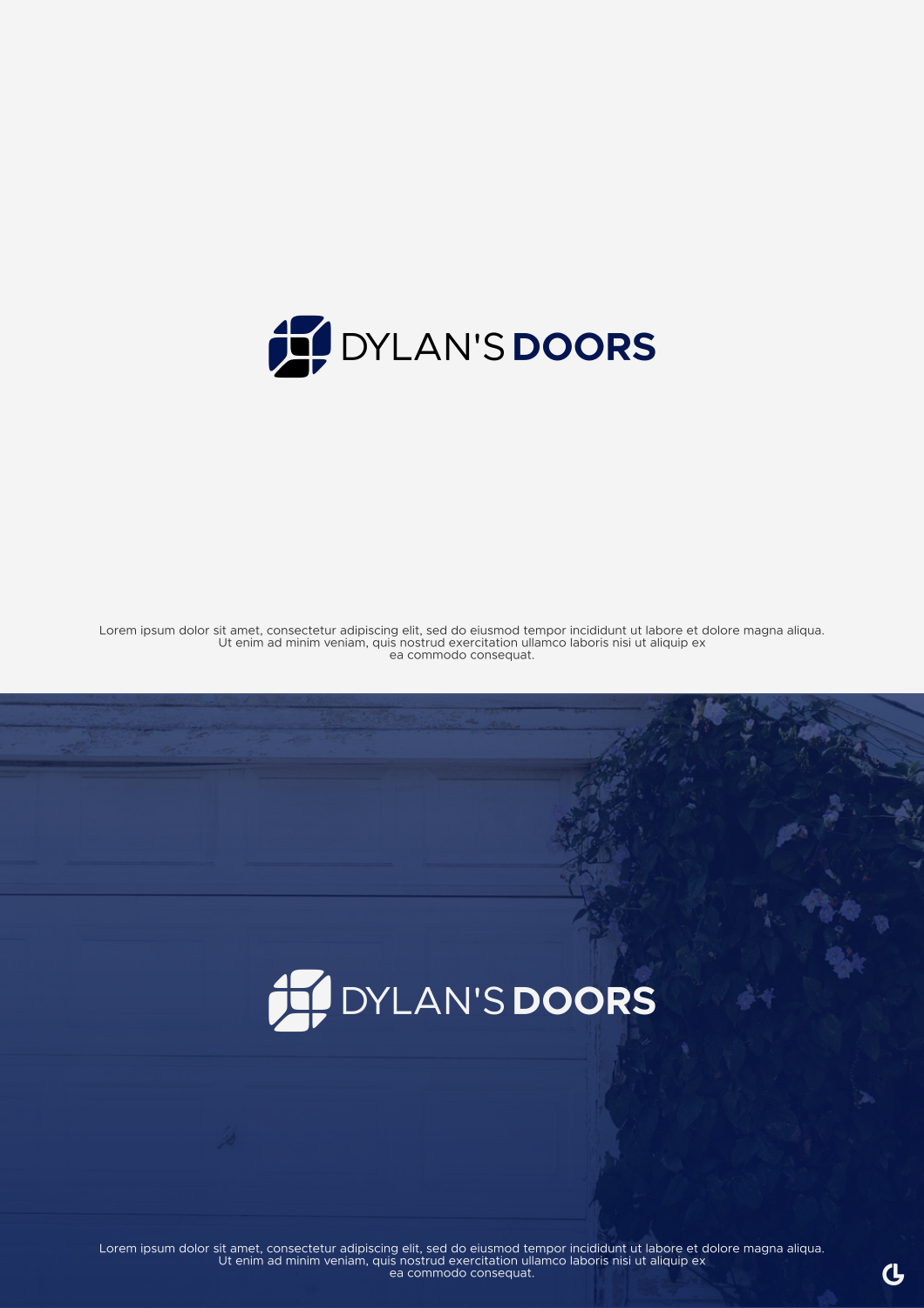 Logo Design by R!CKY for Dylan's Doors | Design #22342827