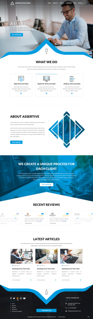 Web Design by pb for Assertive Solutions Inc. | Design: #22284972