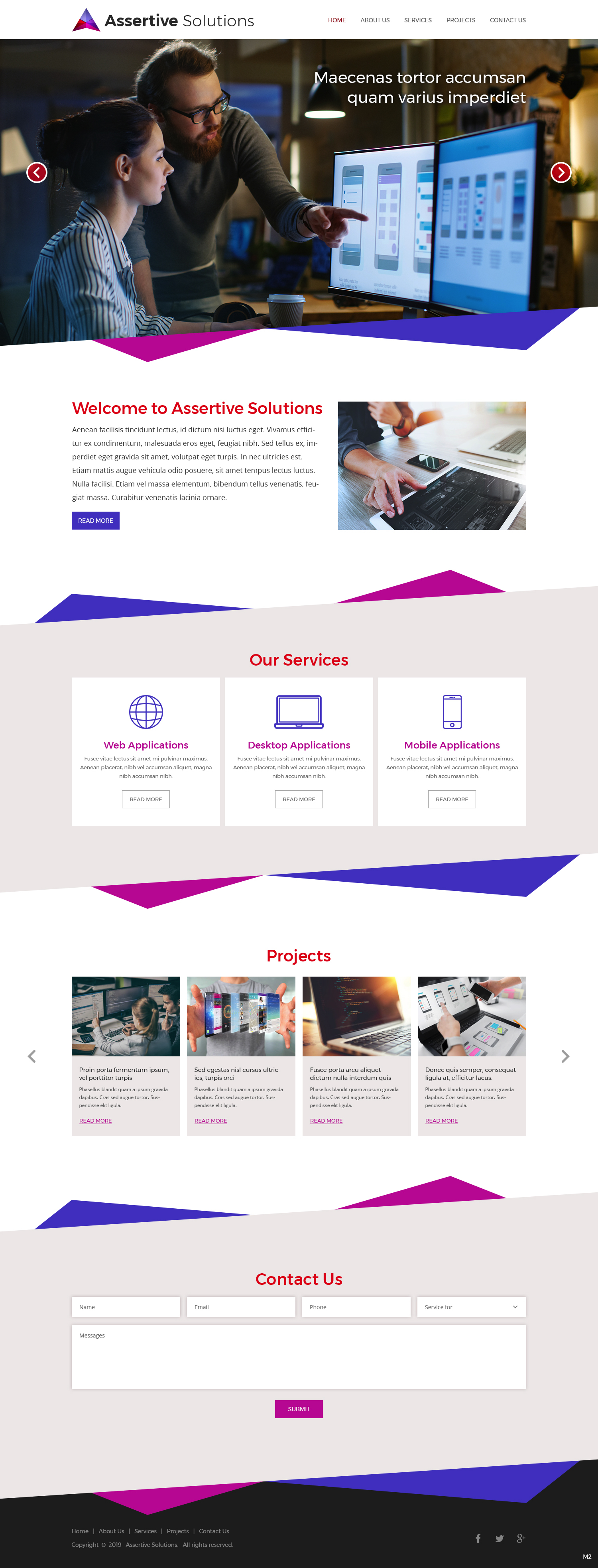 Web-Design von pb für Assertive Solutions Inc. | Design #22285005