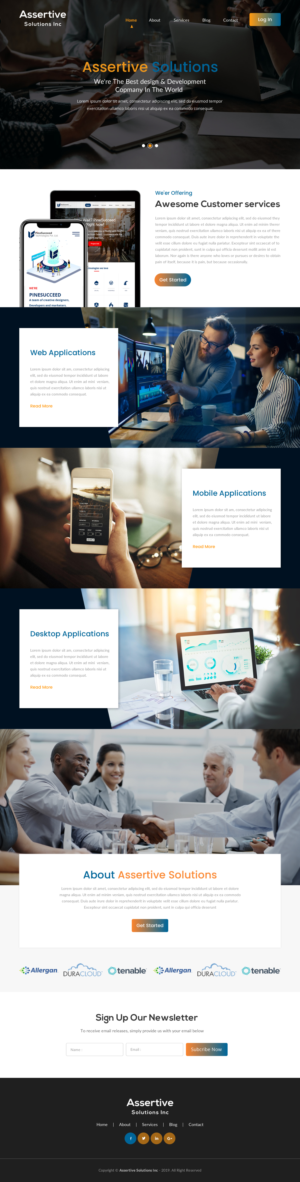 Web Design by rightway for Assertive Solutions Inc. | Design: #22304949