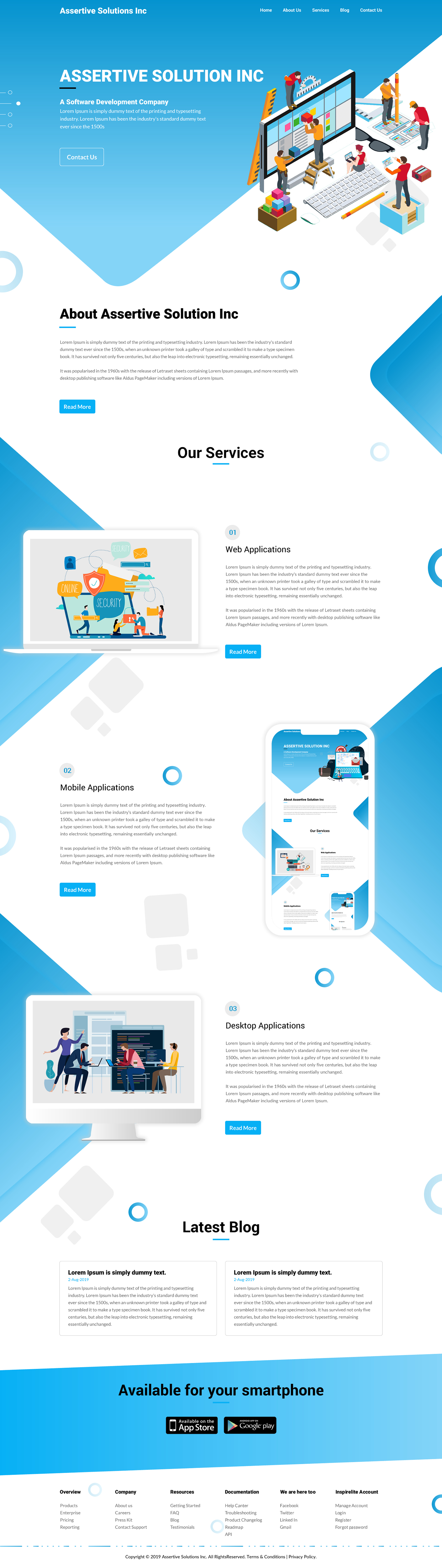 Web Design by rightway for Assertive Solutions Inc. | Design #22304953