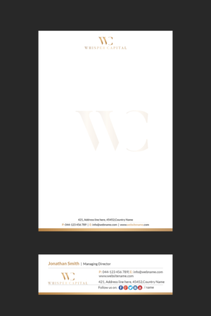 Letterhead Design by Creations Box 2015 for this project | Design: #22309314