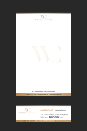 Letterhead Design by Creations Box 2015 for this project | Design: #22309315