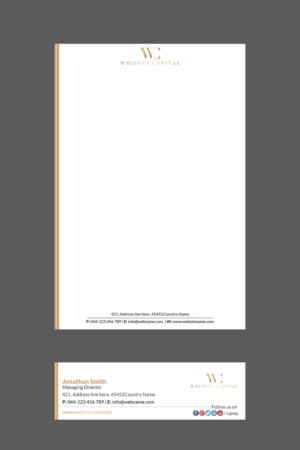 Letterhead Design by Creations Box 2015 for this project | Design: #22312209