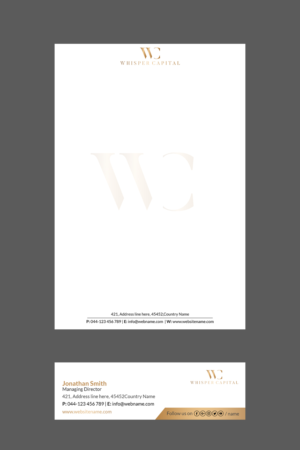 Diseño de Membrete por Creations Box 2015 para este proyecto | Diseño: #22312217