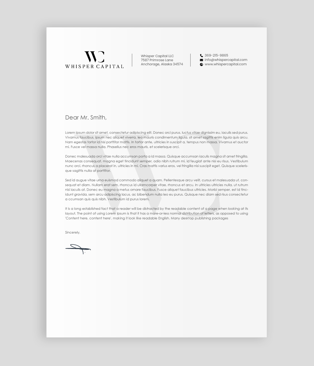 Diseño de Membrete por chandrayaan.creative para este proyecto | Diseño #22327232