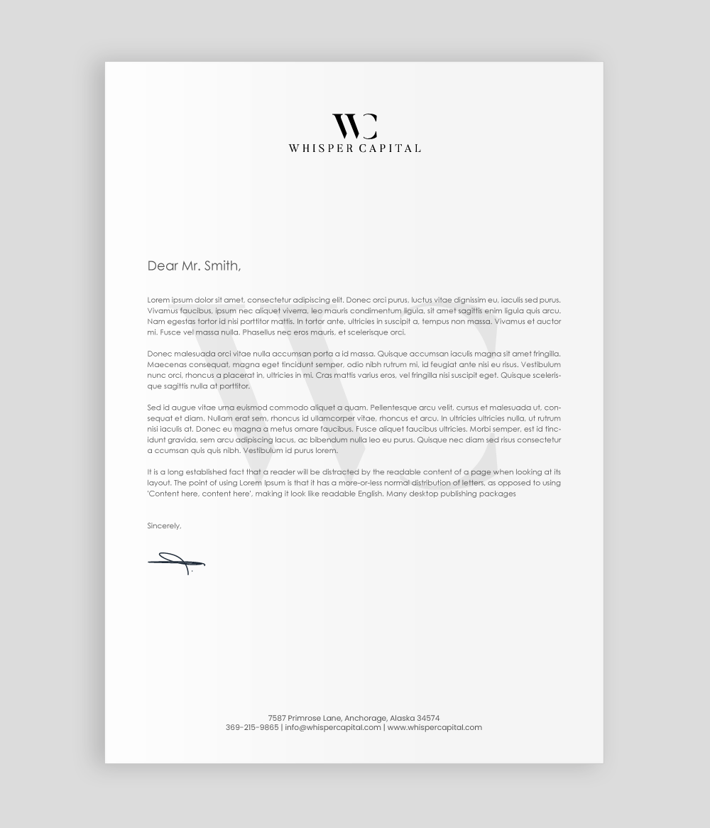 Diseño de Membrete por chandrayaan.creative para este proyecto | Diseño #22327234