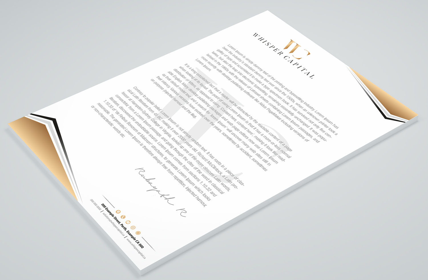 Briefkopf-Design von Petter Goms für dieses Projekt | Design #22311721