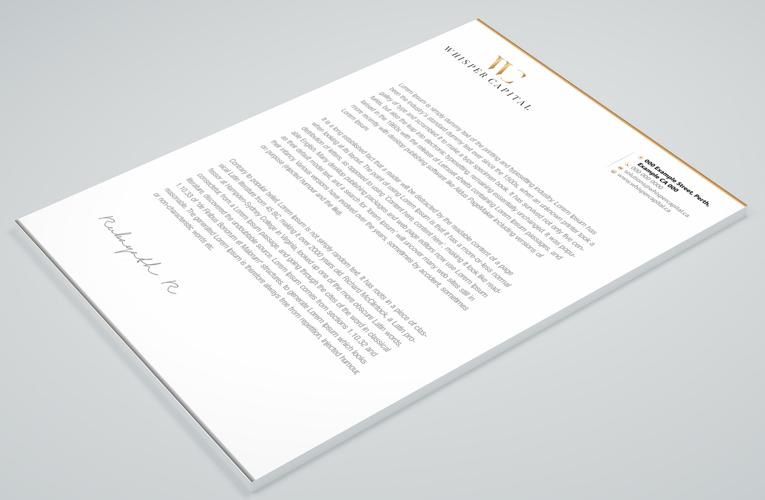 Briefkopf-Design von Petter Goms für dieses Projekt | Design #22314899