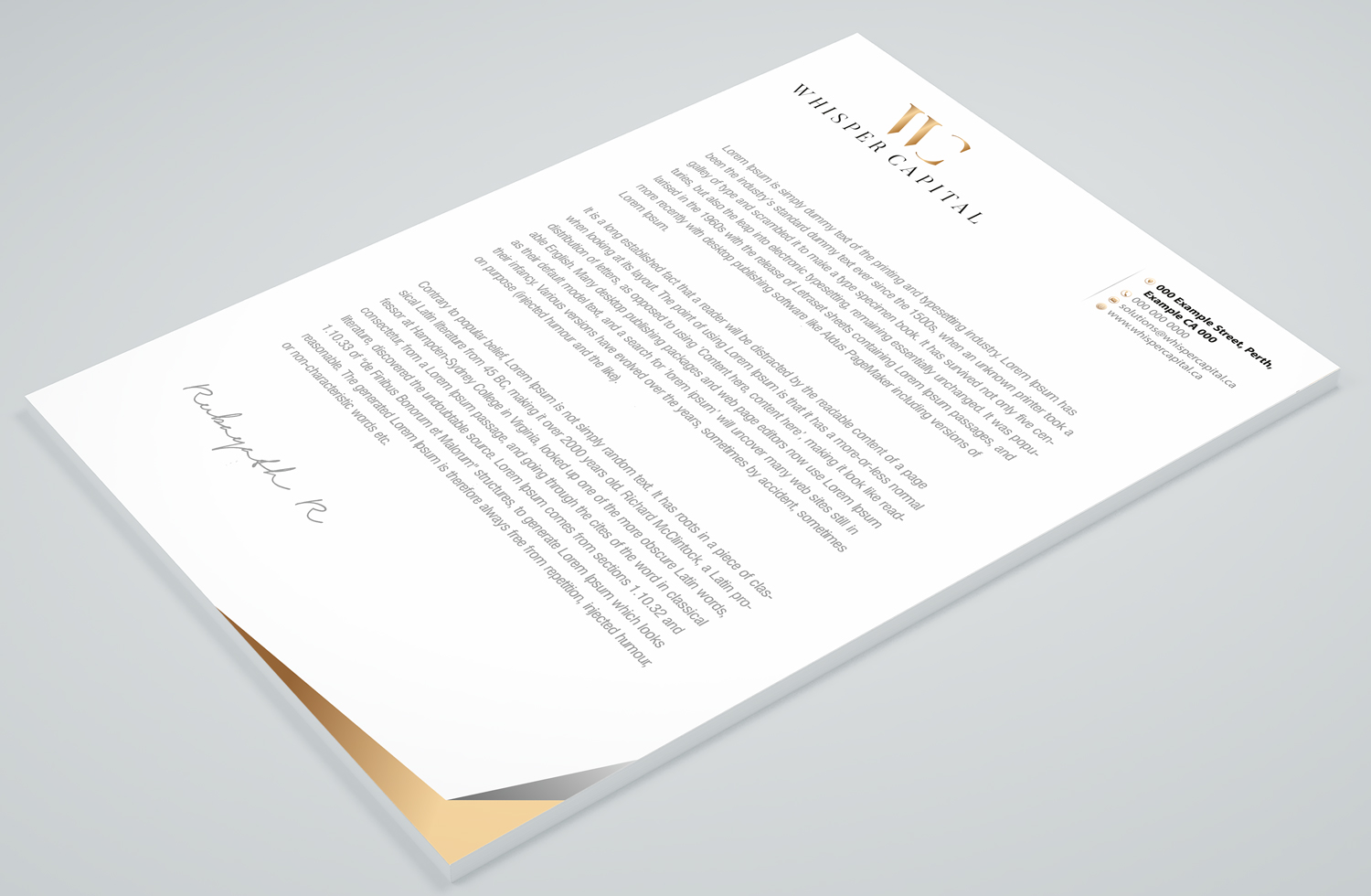 Diseño de Membrete por Petter Goms para este proyecto | Diseño #22314921