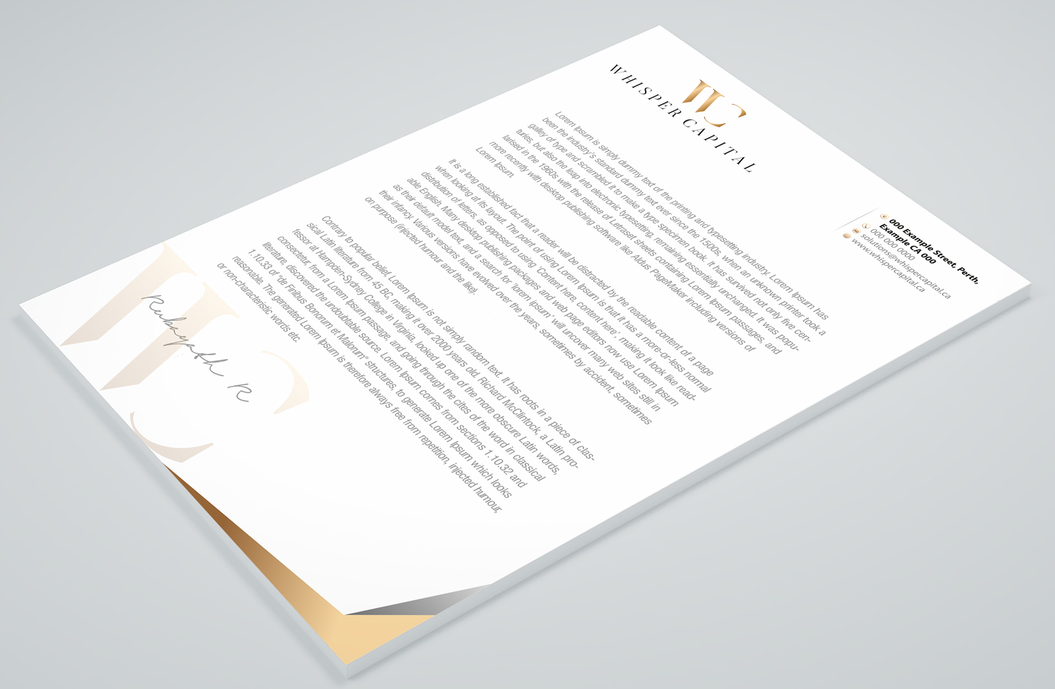 Diseño de Membrete por Petter Goms para este proyecto | Diseño #22314922