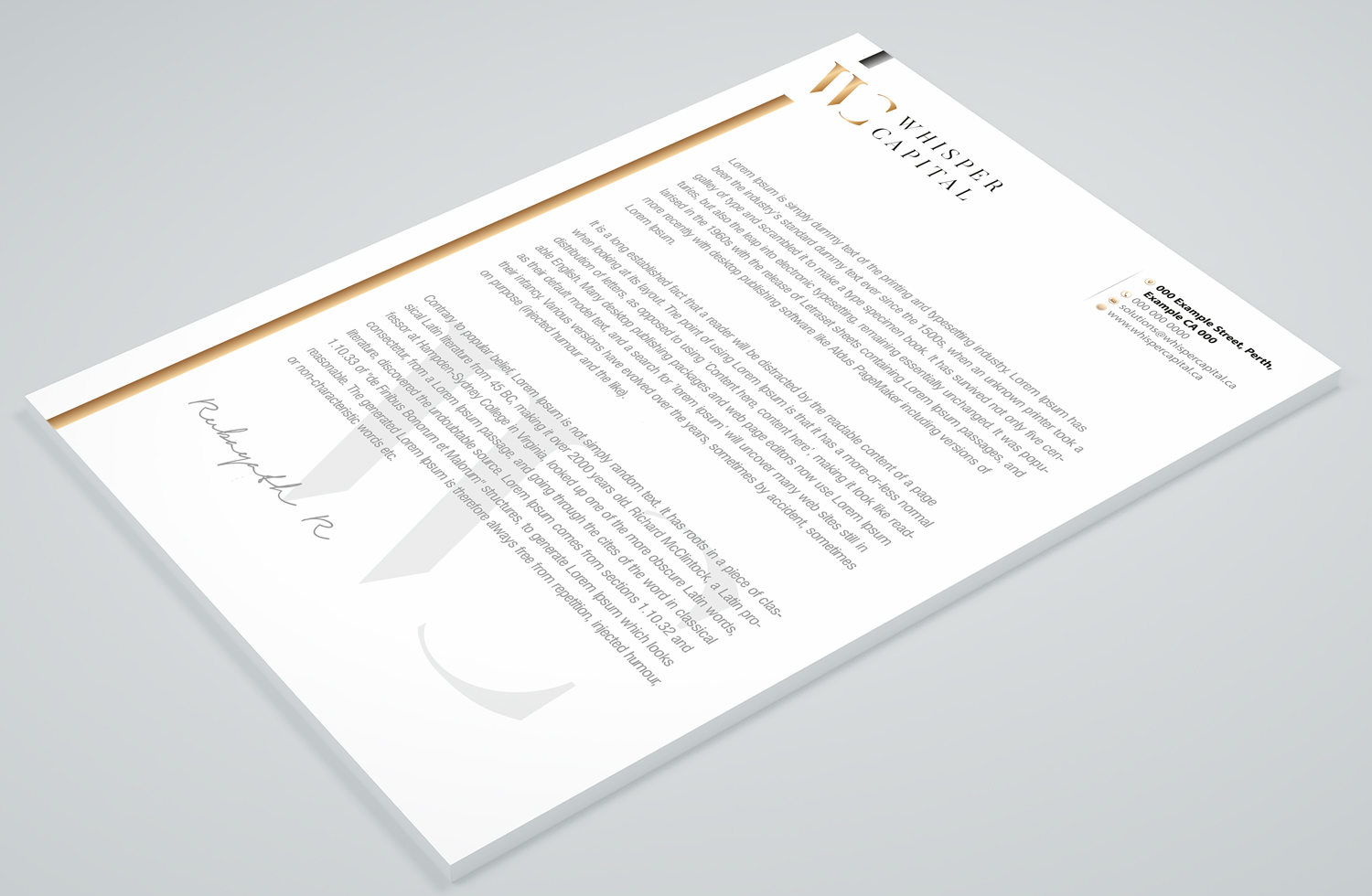 Diseño de Membrete por Petter Goms para este proyecto | Diseño #22314937