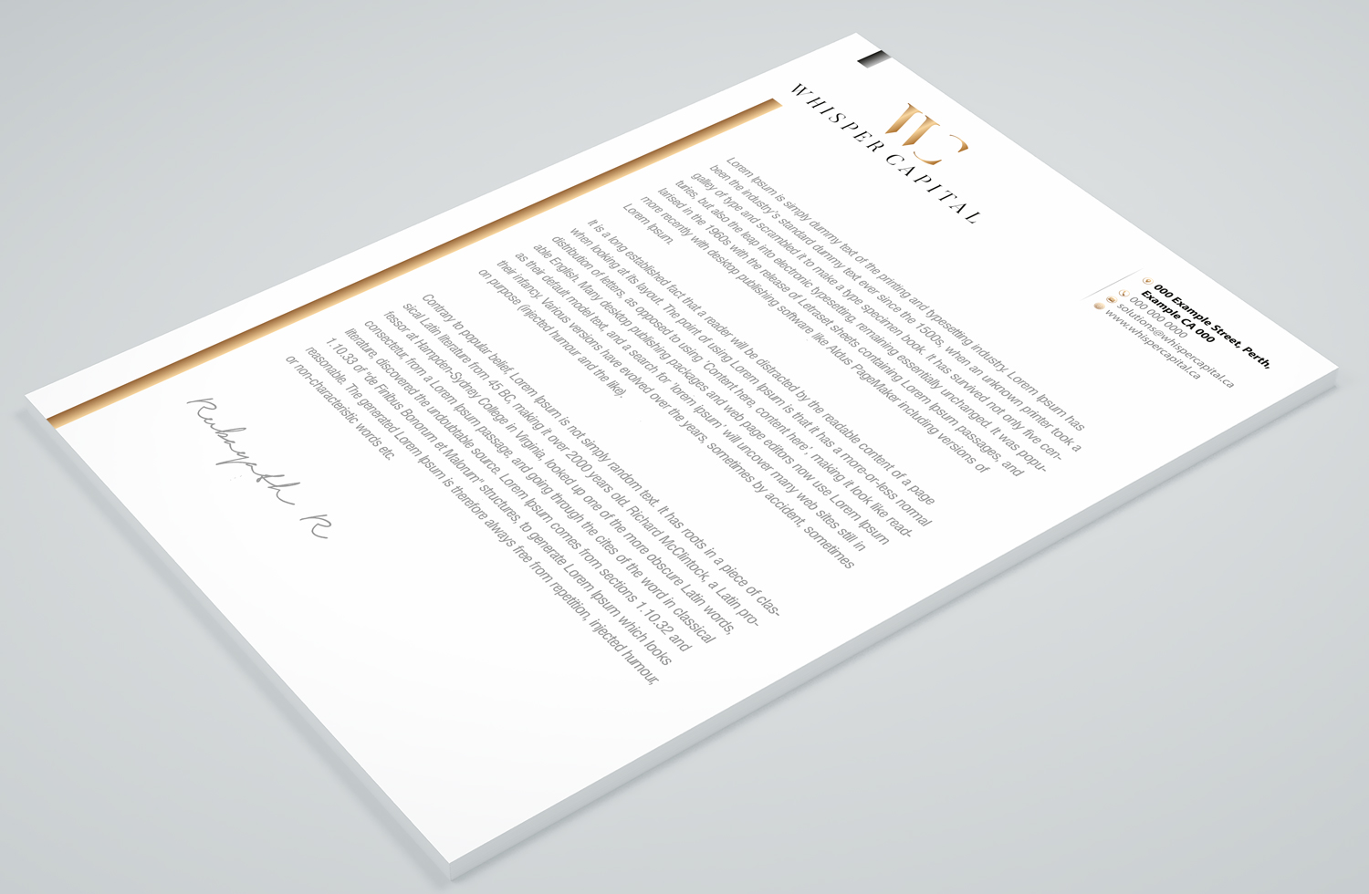 Briefkopf-Design von Petter Goms für dieses Projekt | Design #22314938