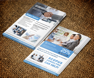 Flyer Design by jeffdefy for Scopus Consulting | Design #2981037