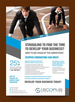 Flyer Design by rkailas for Scopus Consulting | Design: #2999154