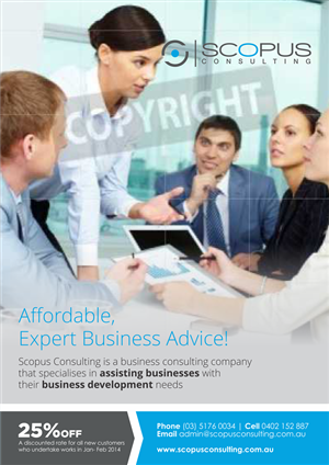 Flyer Design by barinix for Scopus Consulting | Design #2965172