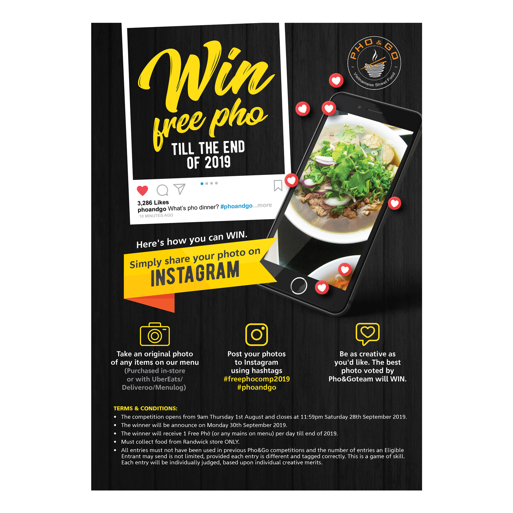 Graphic Design by janiceg for Pho and Go Pty Ltd | Design #22346611
