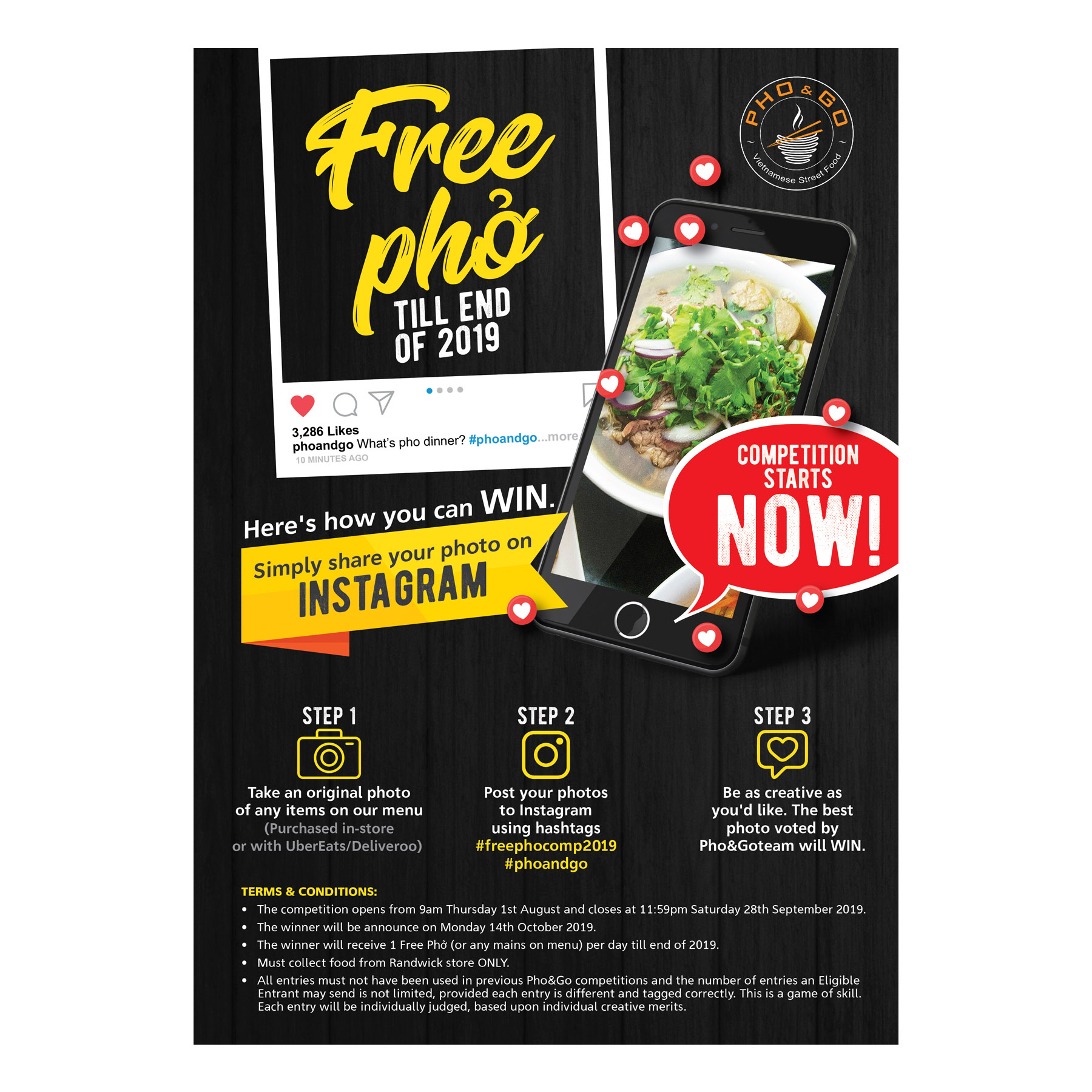 Graphic Design by janiceg for Pho and Go Pty Ltd | Design: #22347271