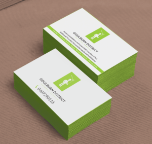 Goulburn district antenna service business card size advertising  | Business Card Design by Riz'