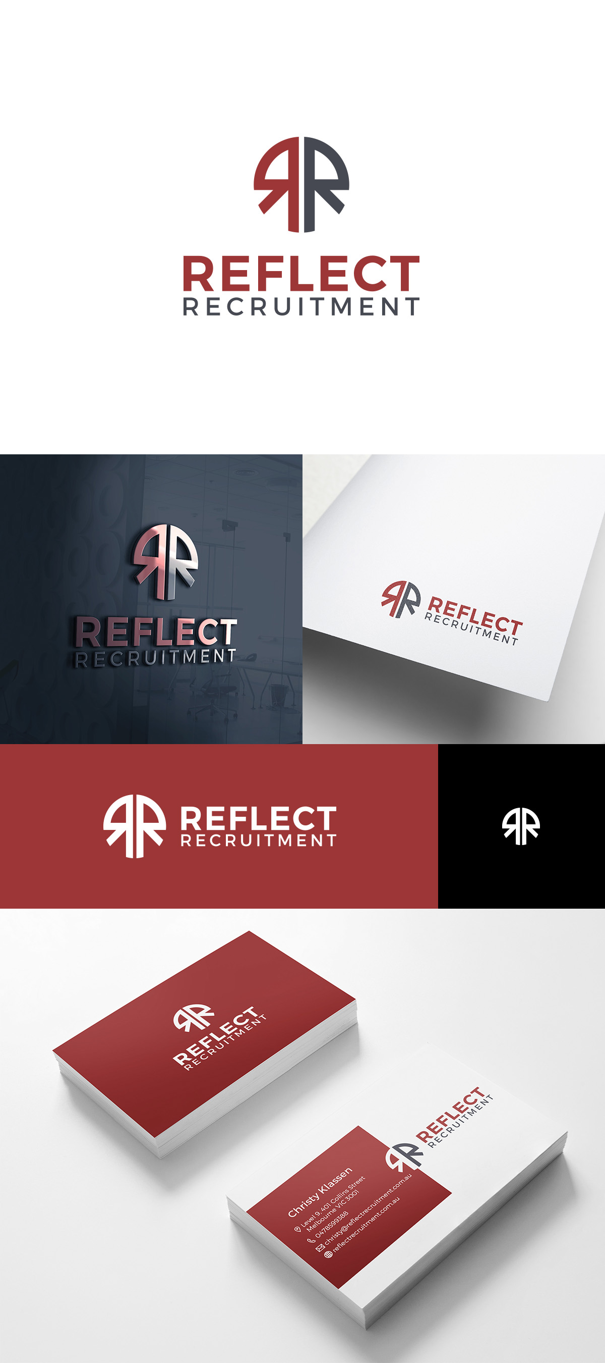 Design de Logo par happybrain design pour Reflect Recruitment Pty Ltd | Design #22300392