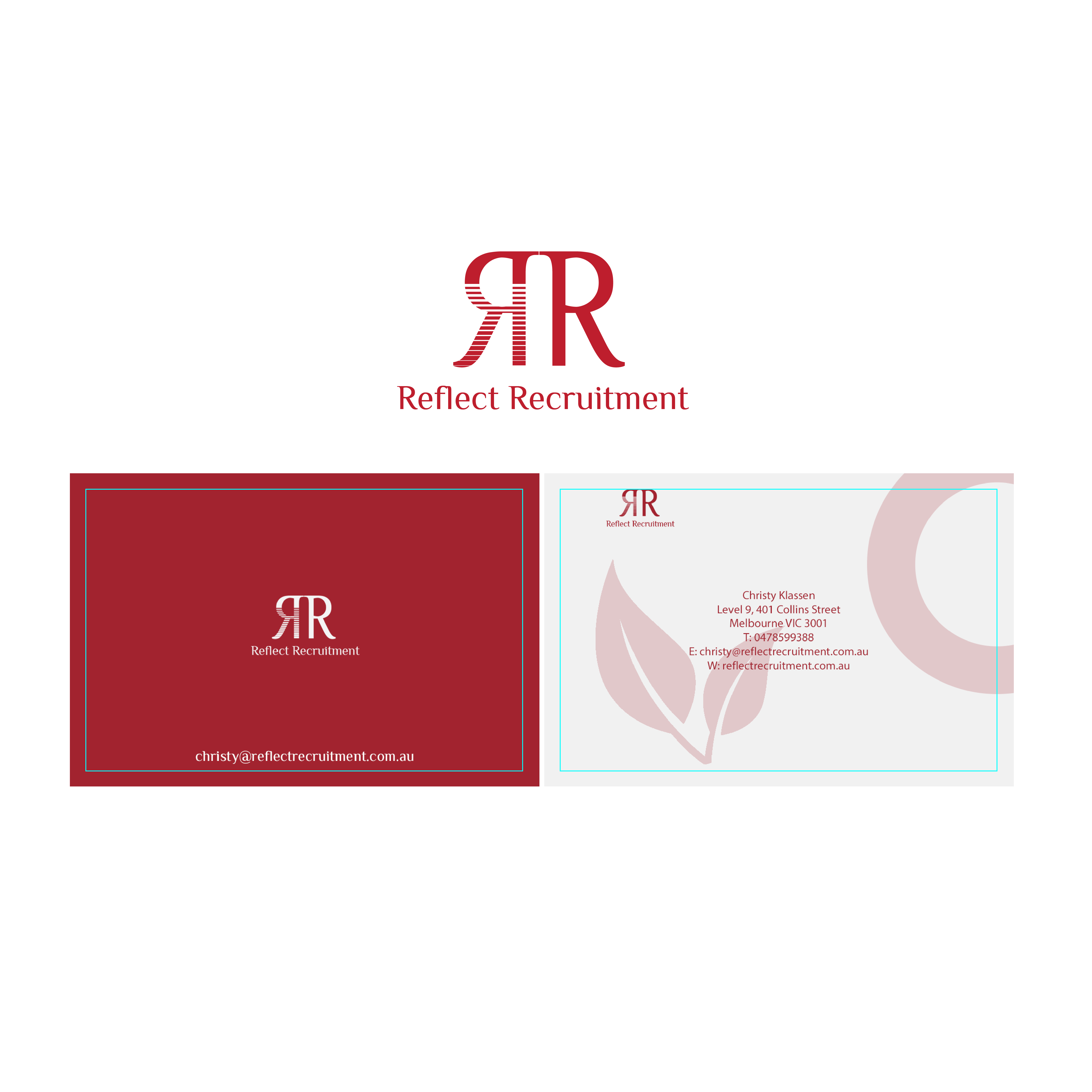 Logo Design by Muhammad Fandi for Reflect Recruitment Pty Ltd | Design #22286280