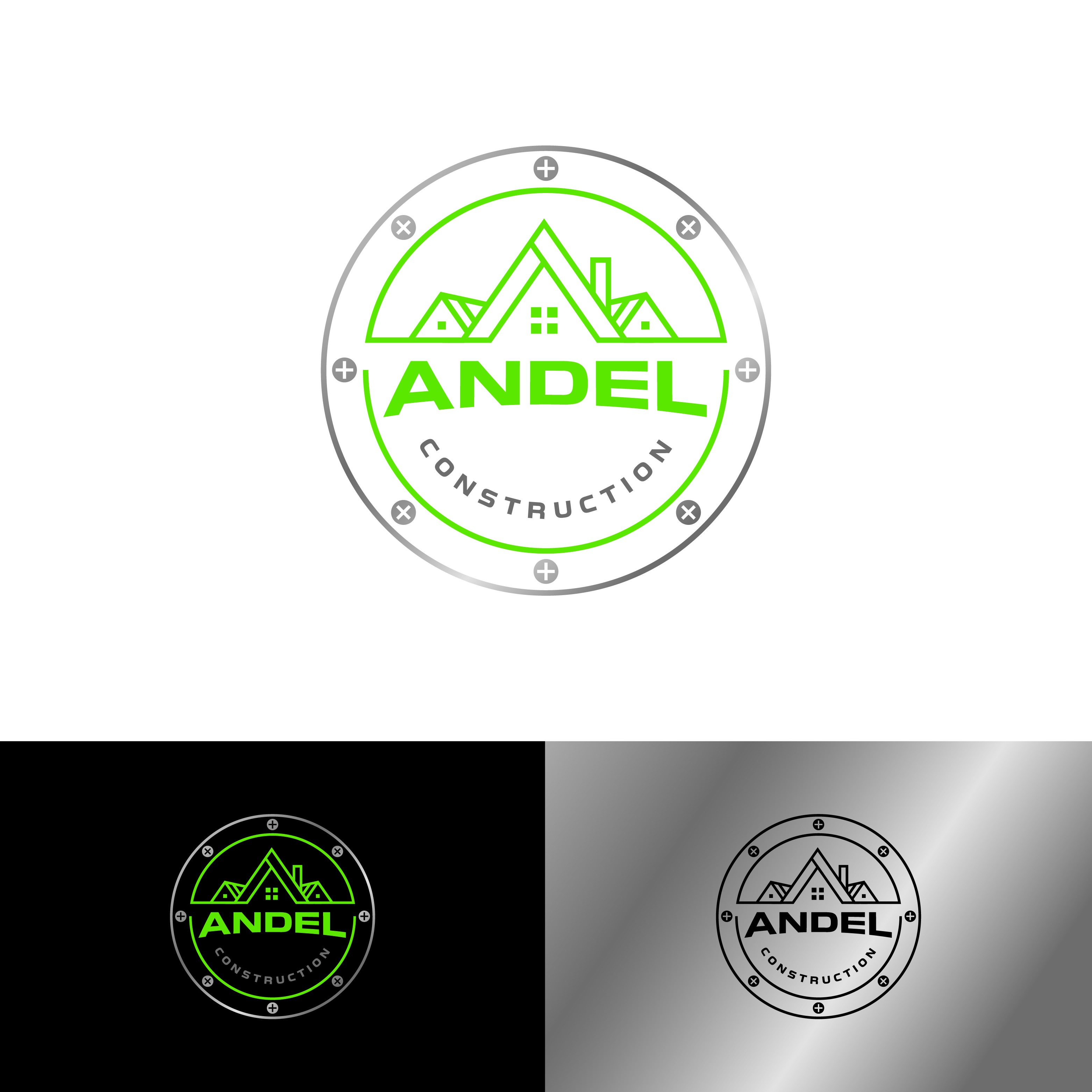 Logo Design by shakuna for Andel Construction  | Design: #22344142