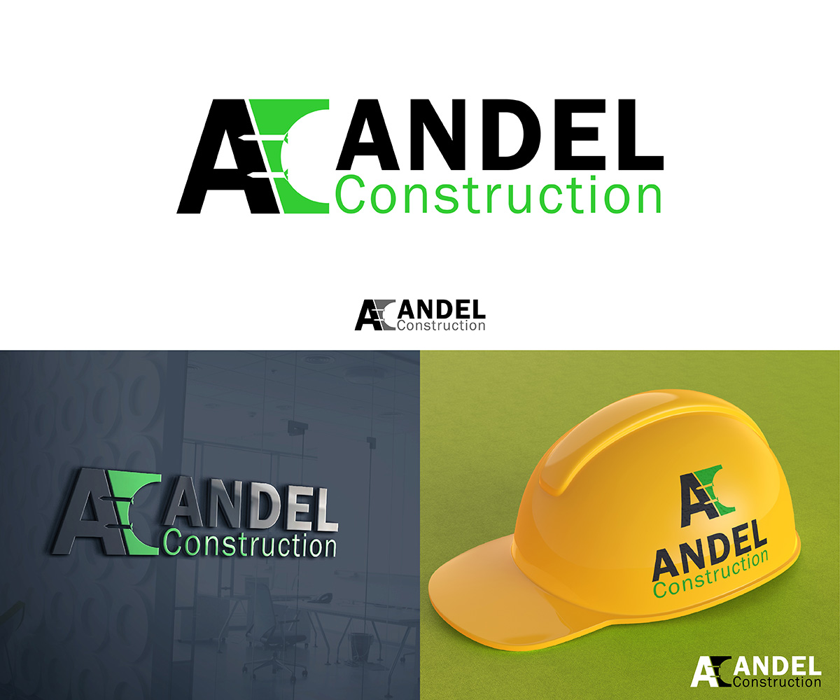 Logo Design by Cyberbrush for Andel Construction  | Design #22286671