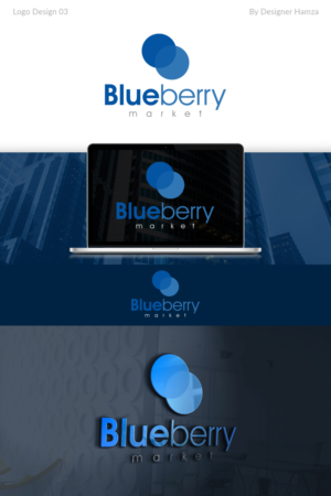 Blueberry Markets  | Logo Design by Designer Hamza