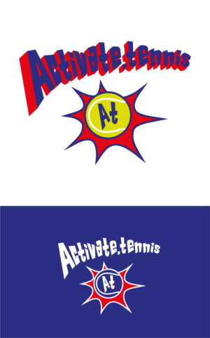 activate.tennis | Logo Design by Al Pech