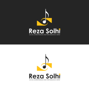 Reza Solhi - Social Entrepreneur and Performance Artist  | Logo Design by Rii