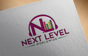 "Next Level" in larger letters. "WorldWide" in small letters. | Logo Design by akterkhadijars