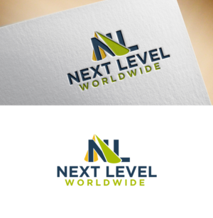 "Next Level" in larger letters. "WorldWide" in small letters. | Logo Design by Mono.co