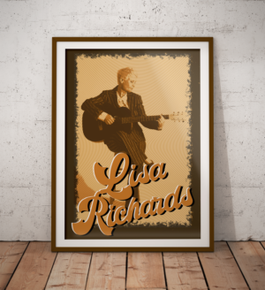 Singer/Songwriter/performer wants Retro Art  Poster | Diseño de Póster por SAI DESIGNS