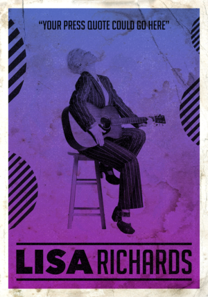 Singer/Songwriter/performer wants Retro Art  Poster | Diseño de Póster por artanisel