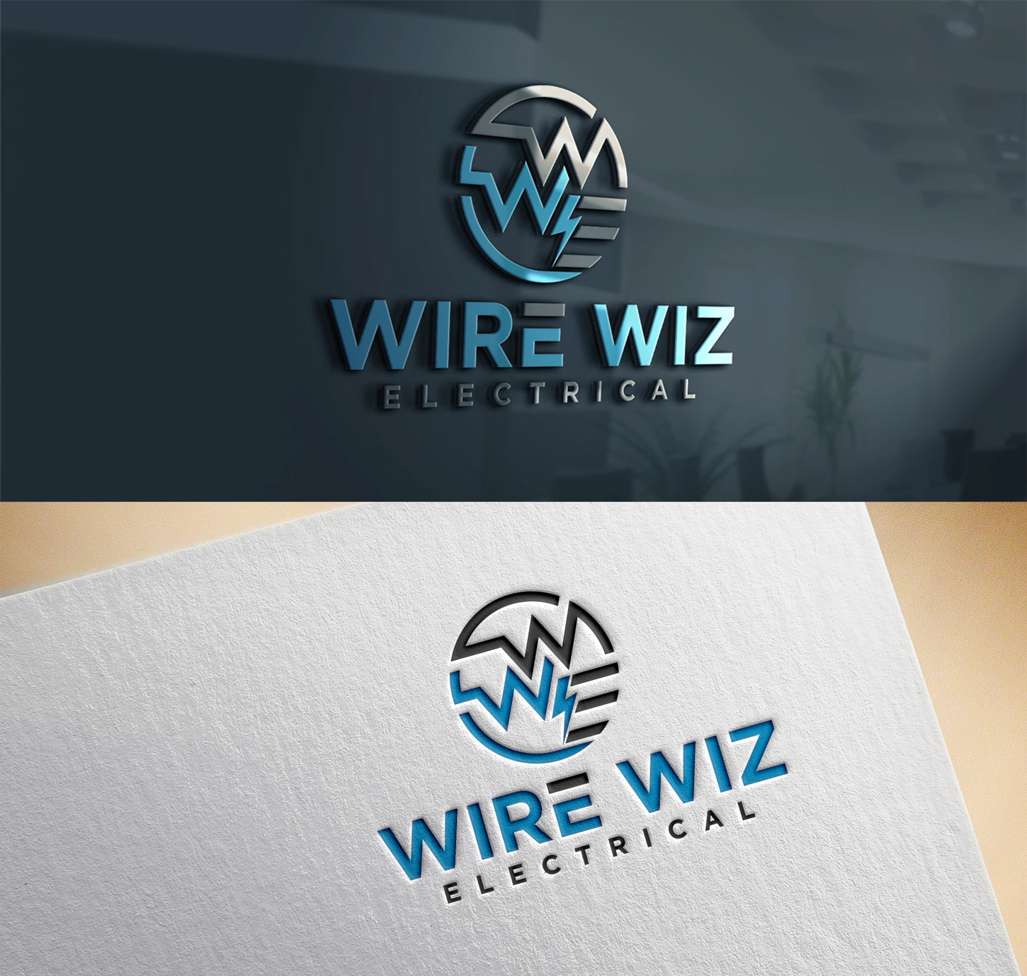Logo Design by Mono.co for WIRE WIZ ELECTRICAL PTY LTD | Design #22298886