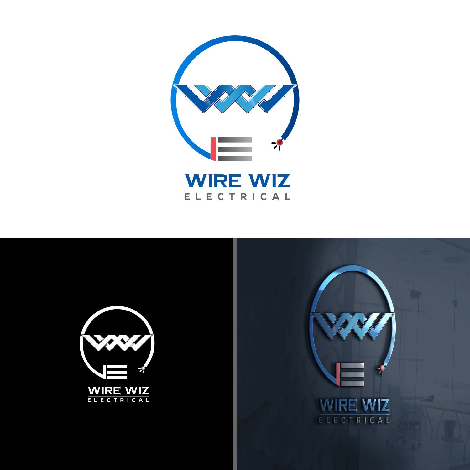 Logo Design by 2662 DESIGN for WIRE WIZ ELECTRICAL PTY LTD | Design #22315561