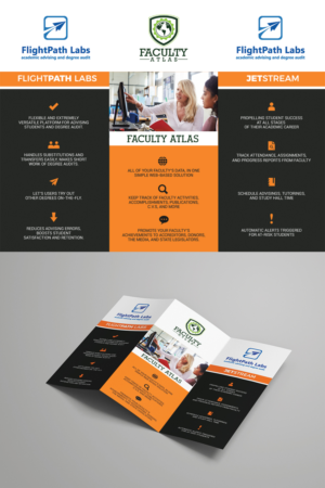Tri-fold 8.5x11 brochure for my company's products | Broschüren-Design von JK18