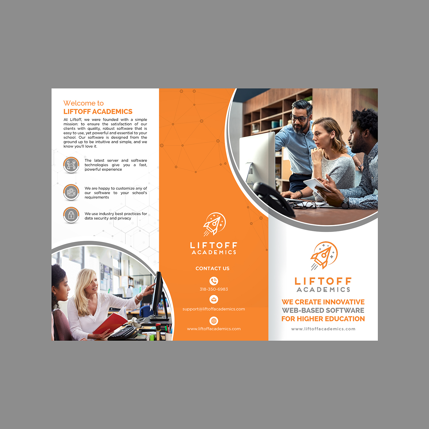 Brochure Design by GraphicsGuru for Peacock Software, LLC | Design #22305708