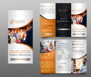 Tri-fold 8.5x11 brochure for my company's products | Broschüren-Design von Adnan.design