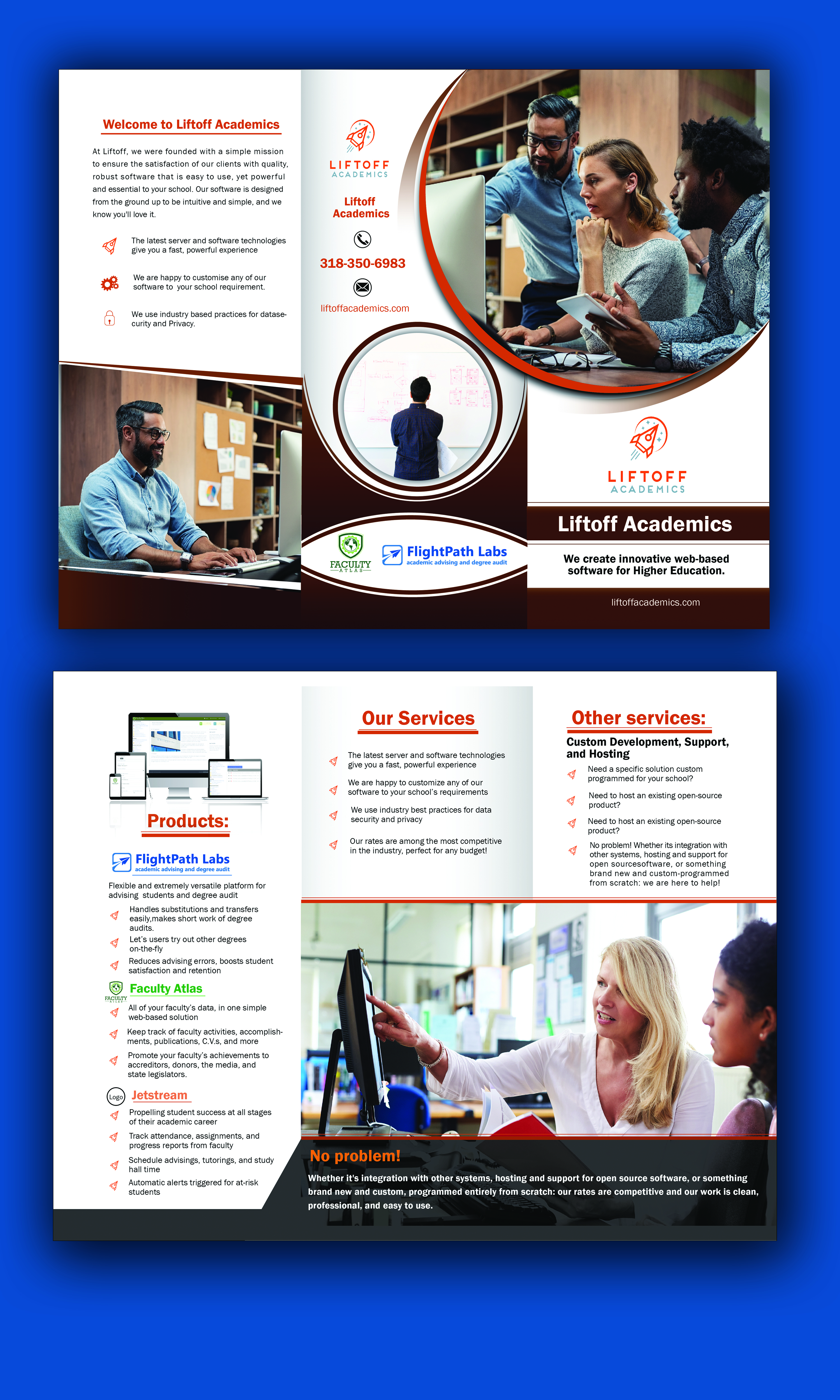Diseño de Brochure por subrataswar47 para Peacock Software, LLC | Diseño #22321198
