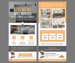 Flyer Design by Toni Velickovic for 3D Wall Panels  | Design: #22458474