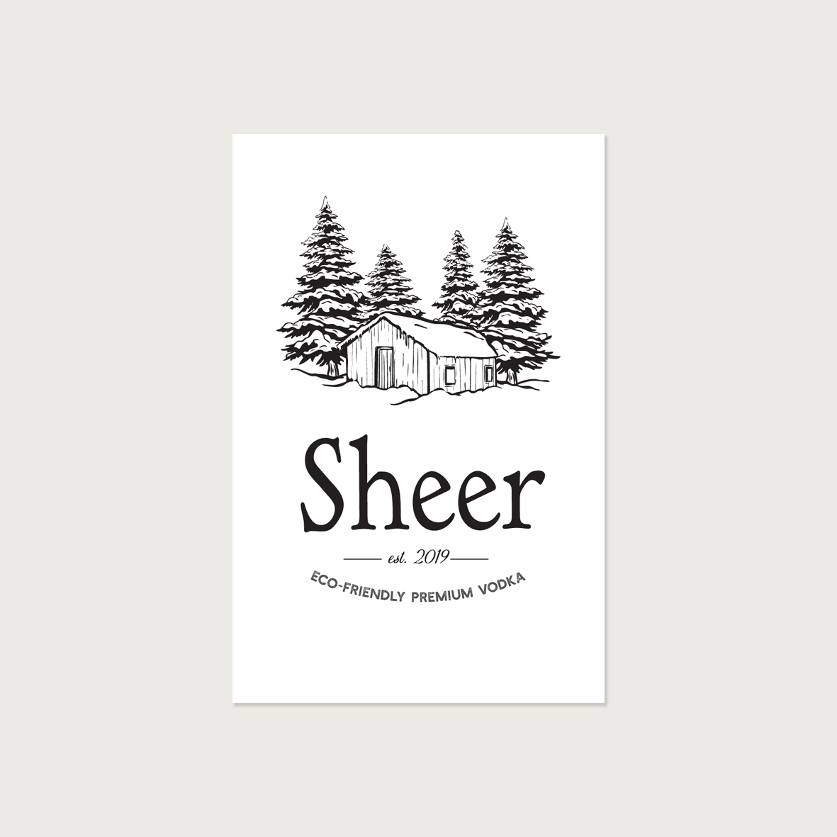 Logo Design by Samantha Ward Design for Sheer Vodka | Design #22307476