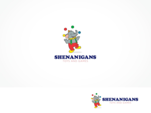 Primary word:'Shenanigans', Secondary words: 'Toys and Games', Tertiary word: 'play' | Logo Design by ArtTank