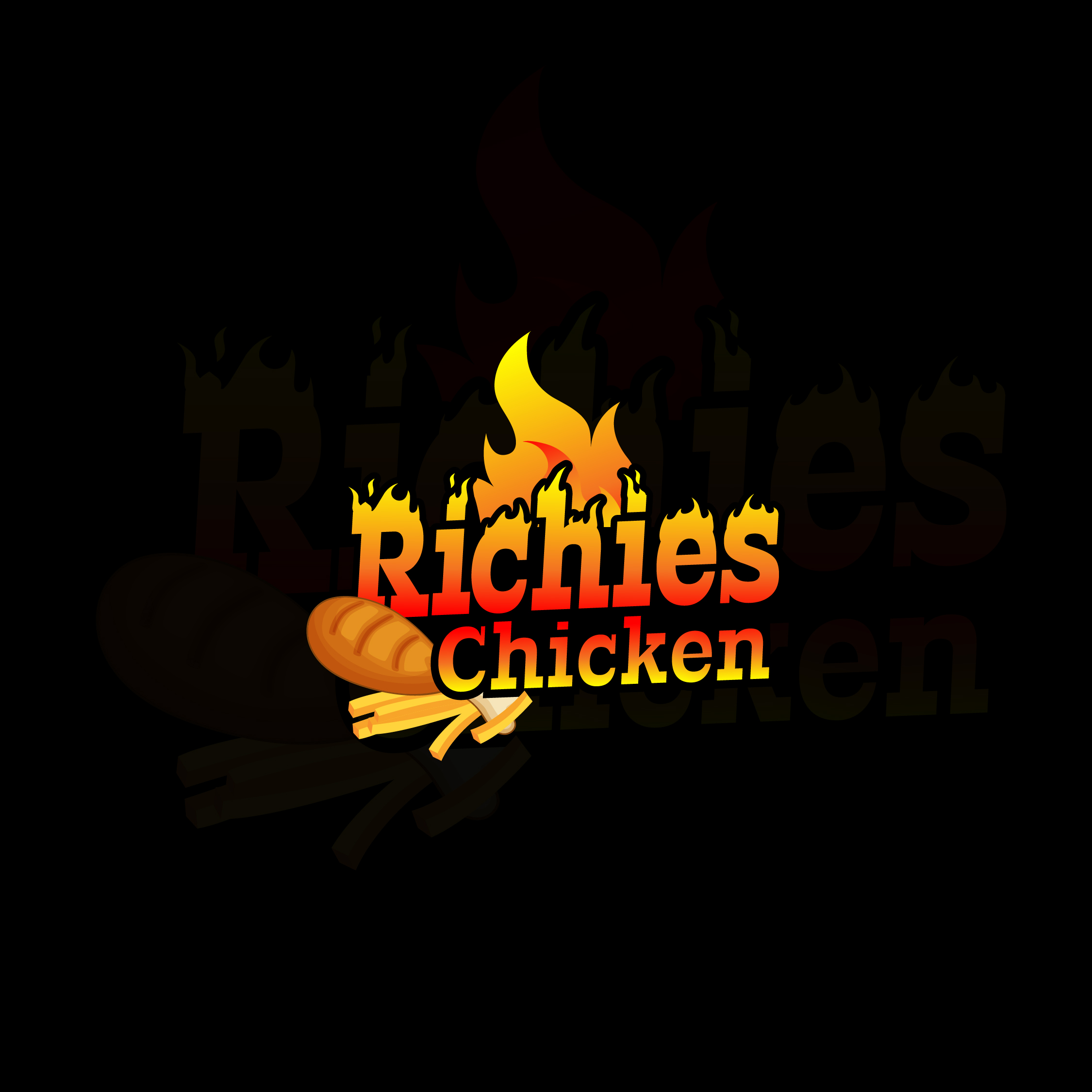 Logo Design by Gexton for Richie's Chicken GmbH | Design #22318997