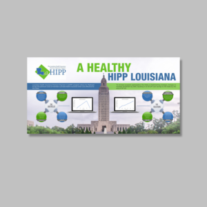 A Healthy HIPP Louisiana- MESC Conference Poster | Poster Design by ZeneFashions