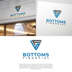 Bottoms Financial | Design de Logo par laba tiada henti