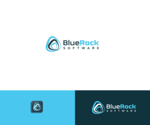Blue Rock Software | Logo Design by GreenLamp